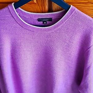 Mens purple crewneck sweater